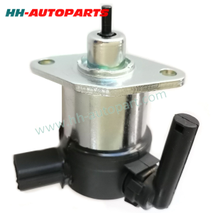 HH-AutoParts 12V Fuel Shutdown Solenoid 1A021-60010 1A021-60013 1A021-60015 1A021-60016 1A021-60017 for Kubota V2203 V2403-M Bobcat AL275 S205 Schaffer 3350 HH253-12V