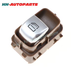 HH-AutoParts 2059051513 Brown Color Master Power Window Switch For Mercedes Benz Orange Led