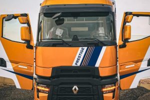 Yellow Renault Truck