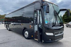 Black Volvo Bus