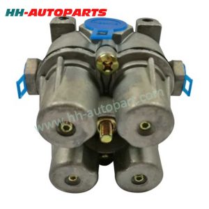 Volvo 4 circuit protection Valve 8365427 For DAF 0112227 European Heavy Duty Truck Parts HH-AutoParts Car Parts Mercedes, Renault DAF F 2800/2900/3200, F 3300/3600, N 2800 Mercedes-Benz L-Series BM 314 Volvo Bus B 10/12 (TD/THD engine) B 10 M (BR) chassis 310032 –; B 58 (BR) chassis 304121 — Volvo F/FL 6 (-2000), F/FL/FM 7, FLC FL 7, FM 7, — chassis A503546, — chassis B236507, — chassis C762704, — chassis 1201363 Volvo F/FL/N/NL 10/12/16 F 10 1976-1986, F 12 1976-1986, FL 10/12, N 10/12 Volvo FH/FM/FMX/NH 9/10/11/12/13/16 FH 12 1993-2001, FH 16 1993-2003, FM 10, FM 12 1998-2001, NH 12 /BR
