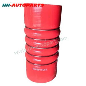 Mercedes Charge Air Hose 0005016082 0005010182 European Heavy Duty Truck Parts HH-AutoParts Car Parts Mercedes Mercedes-Benz Actros/Antos/Arocs/Axor Axor 375/950/952/593, 954/958 Mercedes-Benz Atego/Econic Atego 1/2 375/950/952/953, 954/958/970/972, 974/975/976 Econic 1 957 Mercedes-Benz O 300-/O 400-Series / Setra S 200-/S 300-Series BM 664 Mercedes-Benz O 500-Series / Setra S 400-/S 500-Series BM 384/444/628/664