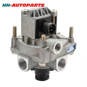 Solenoid Valve for Renault 5021170197 4721950310 DAF 1325323 Euro Truck Aftermarket Parts HH-AutoParts Ref No. DAF 1325323, 1325323R, 1518909, 1518909A, 1518909R Renault 5021170197 Scania 1912336 WABCO 4721950310 Description Solenoid Valve Application Renault Trucks Trailer Fruehauf, Kögel, Krone