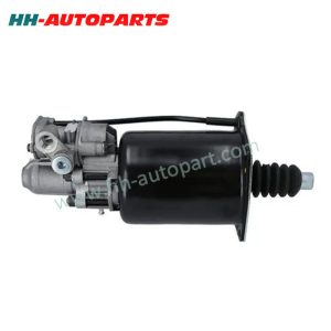 Clutch Servo for Renault 5001837139 5001870897 9700512180 DAF 1519284 Euro Truck Aftermarket Parts HH-AutoParts Ref No. DAF 1519283, 1519284, 1519284R Renault 5001837139, 5001870897, 5010244109 WABCO 9700512180 Description Clutch Servo Application Renault Trucks CBH/CLM, Maxter, Premium /TR/PR, Kerax, AE, AE Magnum