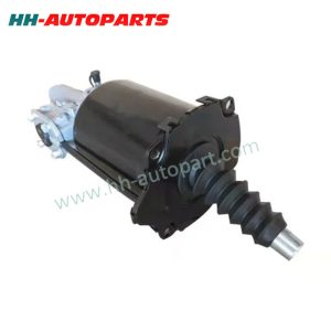 Clutch Servo for Renault 5010452512 9700514220 Iveco 504050909 Euro Truck Aftermarket Parts HH-AutoParts Ref No. Iveco 503135524, 504050909, 5010452512 Renault 5010452512 WABCO 9700514220 Description Clutch Servo Application Iveco Bus Midirider, Crossway, Recreo, New Domino, EuroRider, MyWay Renault Midliner, Midlum, D-Truck Midlum Renault Trucks Midlum, Premium /TR/PR, Kerax, AE Magnum