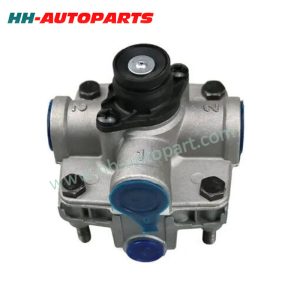 Relay Valve for Renault 5000546557 9730110000 DAF 0396407 Euro Truck Aftermarket Parts HH-AutoParts Ref No. DAF 0396407, 0661693, 0689331, 0759426, 0759426A, 0759426R, 1238474, 1238474A, 1238474R, 1238501, 1238501A, 1238501R, 1506477, 1519331, 396407, 6310237, 661693, 689331, 759426, 759426A, 759426R Iveco 42125234, 5801101681 MAN 09.73011.0000, 81.43606.6008, 81.43609.9008, 81.52116.6010, 81.52116.6013, 81.52116.6014, 81.52116.6019, 81.52116.6033, 81.52116.6035, 81.52116.6036, 81.52116.6037, 81.52116.6038, 81.52116.6047, 81.52116.6049, 85.50001.3131, 85.50001.4392, N1.01101.8624 Mercedes-Benz 0004299544, 0014292044, 0014295444, 0024290744, 0024291644, 0024295344, 0024299244, 0024299344, 0024299444, 0024733006, A0004299544, A0014292044, A0014295444, A0024290744, A0024291644, A0024295344, A0024299244, A0024299344, A0024299444, A0024733006 Renault 5000546557, 5010045796, 5010216845, 5021170453, 5021170464 Scania 1322986, 1738439, 1935626, 579044 Volvo 1082666, 11117866, 1197892, 1606709, 3162118, 3173150, 3173824, 8551104 WABCO 9730110000 Description Relay Valve Application DAF F 65/75/85/95, 85 CF, 95 XF Further Buses Solaris Iveco EuroTech, EuroStar, EuroTrakker, AD/AT Trakker Iveco Bus Domino MAN F/M/L 2000, F/M/G 90, F 7/8/9 F 7/8/9, G/M/F 90 MAN TGA/TGL/TGM/TGS/TGX TGA (H25) Mercedes-Benz O 300-/O 400-Series / Setra S 200-/S 300-Series BM 397 Setra Mercedes-Benz SK/MK/NG-Series BM380/381/383/385,387/389,391/393/395,617, 620/621/623/624 Renault Trucks C/CBH/CLM, M/S, G, Major, Premium, AE, AE Magnum Scania 2-/3-Series 82, 92, 112, 142 93, 113, 143 Trailer Goldhofer, Orthaus Volvo Bus 9/11/12/13 (D/DH engine)B 9 R, B 11 R, B 12 M Volvo Bus B 10/12 (TD/THD engine)B 10 M chassis 20000-39999; B 12, B 58 (BR) chassis 304121 — Volvo Bus B 5/6/7/8B 7 FB /R Volvo F/FL 6 (-2000), F/FL/FM 7, FLCFL 616-619 1985-1996, FL 7 1985-2000, FM 7 1998-2001 Volvo F/FL/N/NL 10/12/16F 10 1987-1995, F 12 1987-1995, F 16, FL 10/12, N 10/12 Volvo FH/FM/FMX/NH 9/10/11/12/13/16FH 12 1993-2005, FH 16 1993-2006, FM 9 2001-2005, FM 10, FM 12 1998-2005, FH/FM 2005-, FMX, NH 12 /BR Volvo FL 6 (2000-), FL, FE,FL 6 2000-2006 Volvo VM VM
