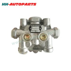 AE4170 0670766 3197588 Knorr 4 Circuit Protection Valve for DAF European Truck Parts HH-AutoParts Ref No. Volvo 3197588 KNORR AE4604, II36012 Description Knorr 4 Circuit Protection Valve Application DAF F 800/1000/1100, F 1300/1600/1700, F 1800/1900/2100, F 2300/2500/2700, F 65/75, 65/75 CF Iveco MK Mercedes-Benz O 300-/O 400-Series / Setra S 200-/S 300-Series BM 300/345/357/364, 397/684 Mercedes-Benz SK/MK/NG-Series BM 615/616/617/618, 619, 620/621/622/623, 624/625, 645/646/647/648, 649