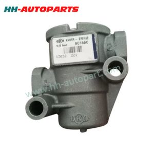 AC156C 1518935 08166282 Knorr Pressure Limiting Valve for Iveco European Truck Parts HH-AutoParts Ref No. DAF 1518935 Iveco 08166282, 08166283, 8166282, 8166283 MAN 81.52161.6404 Scania 1935025 KNORR-BREMSE AC156C, 65015603000 Description Knorr Pressure Limiting Valve Application DAF Iveco