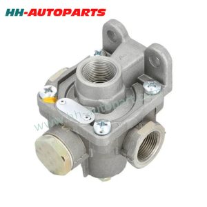 II14891AT 0720000A 0004304981 for DAF Mercedes Relief Valve European Truck Parts HH-AutoParts Ref No. DAF 0720000, 0720000A, 0720000R, 720000, 720000A, 720000R MAN 81521206021 Mercedes-Benz 0004304981, A0004304981 KNORR-BREMSE II14891AT Description Relay Valve Application DAF F 2800/2900/3200, F 3300/3600, N 2800, Bus MAN Bus / Neoplan Neoplan Mercedes-Benz O 300-/O 400-Series / Setra S 200-/S 300-Series BM 301