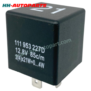 111 953 227D 111-953-227D Flasher for VW Beetle 1300 12V VW Air-Cooled Parts HH-AutoParts 111 953 227D 111-953-227D Flasher, 12V 2*21W For VW Beetle 1300 1.2(11) 1960-1985