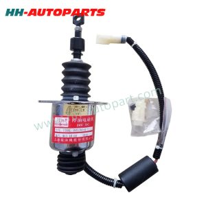 Shangchai Diesel fuel shut off solenoid C59AL-59AL214+A HH-AutoParts